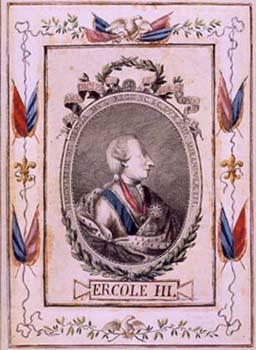 Ercole III° d'Este - ritratto conservato al museo del tricolore di Reggio Emilia.