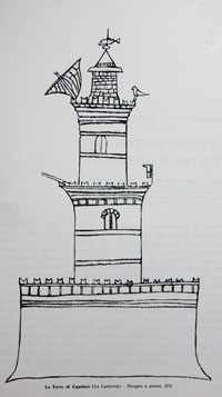 Torre di Capofaro (La Lanterna) nel 1371