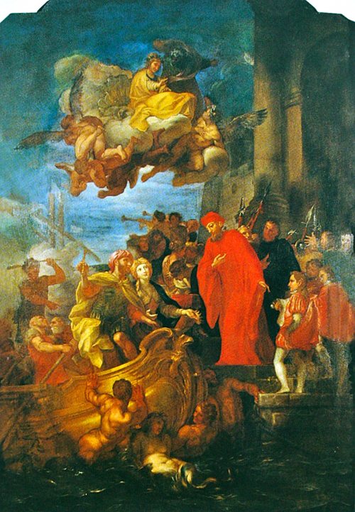 Il Doge rende a Giacomo di Lusignano la libertà e il Regno di Cipro