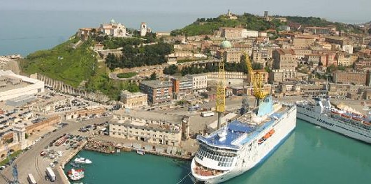Ancona - veduta panoramica dal porto.