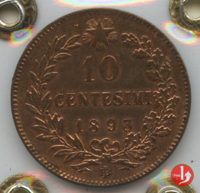 10 centesimi 1893 (Birmingham)