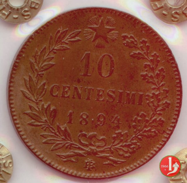 10 centesimi 1894 (Birmingham)