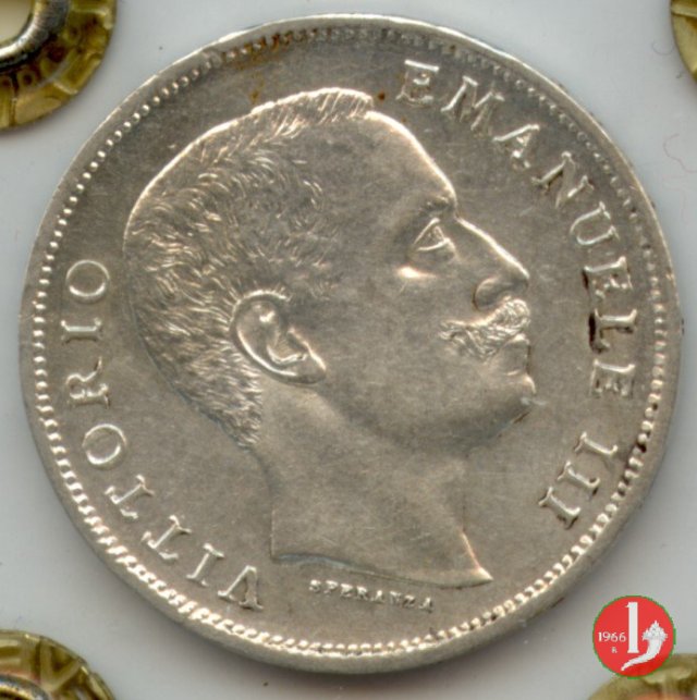 1 lira aquila sabauda 1906 (Roma)