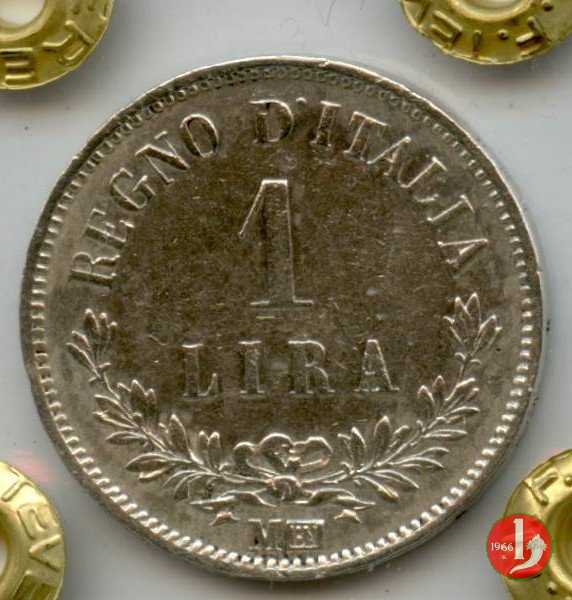 1 lira valore 1863 (Milano)