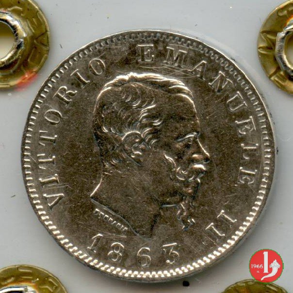 1 lira valore 1863 (Milano)