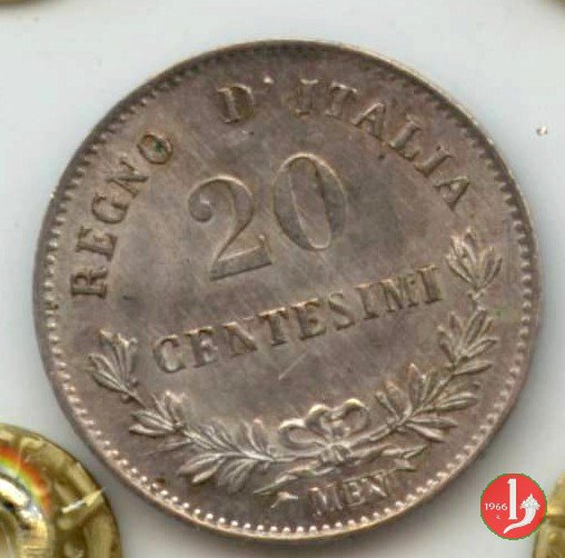 20 centesimi valore 1863 (Torino)