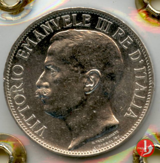 2 lire 50° Unità d'Italia 1911 (Roma)