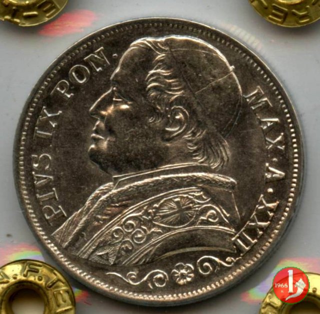 2 lire 1867 (Roma)