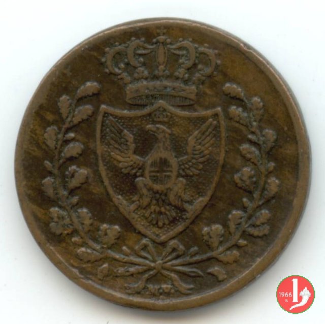 3 centesimi 1826 (Torino)