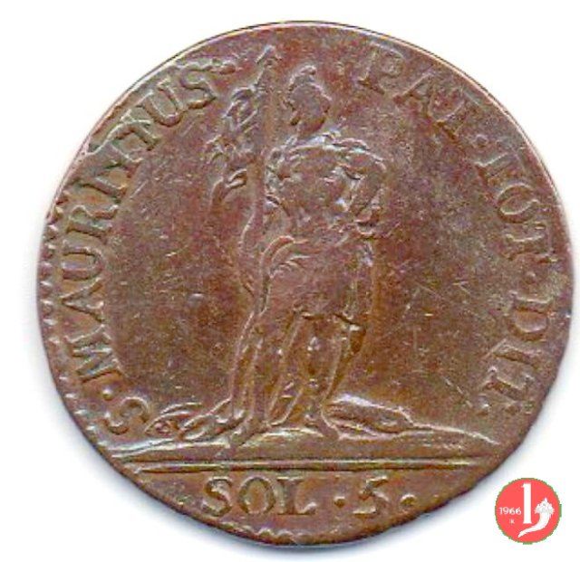 5 soldi 1794 (Torino)