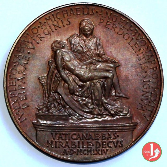A. II- Pietà di Michelangelo nel 400° della morte 1964 (Roma)