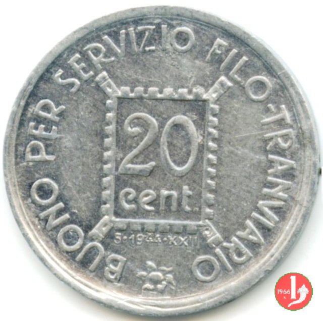 Como - STECAV (20 e 50 centesimi) 1944