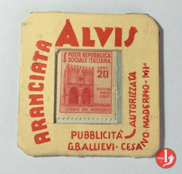 Alvis Aranciata - Birra Italia Milano 1943-1945