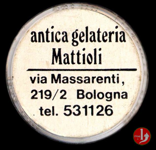 Bologna - Antica Gelateria Mattioli 2° tipo 1970-1980