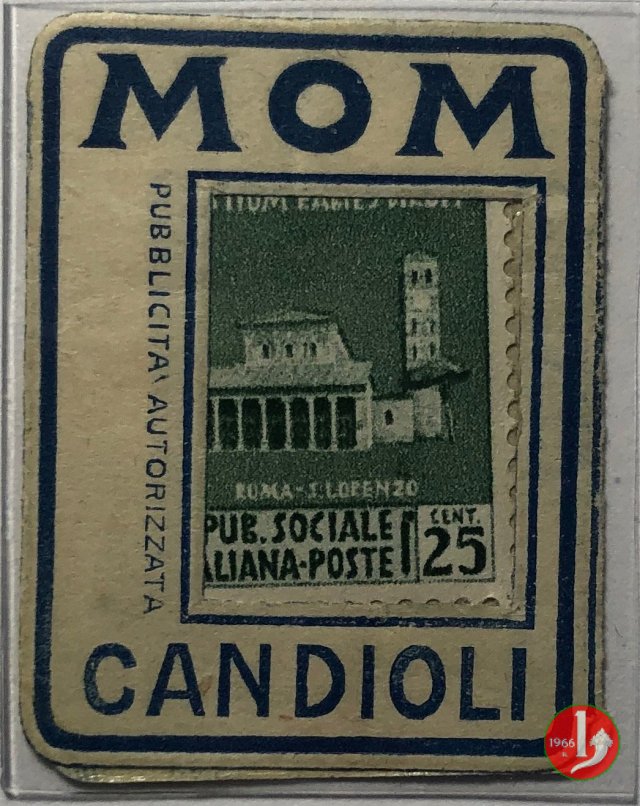 Candioli MOM 1° tipo serie monumenti distrutti 1943-1945