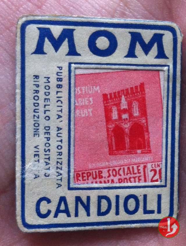 Candioli MOM 2° tipo serie monumenti distrutti 1943-1945