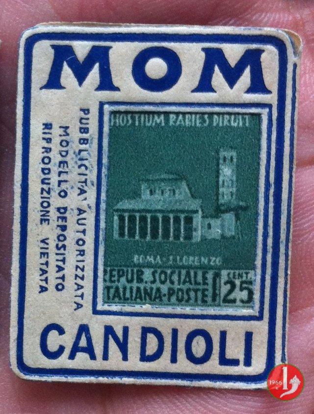 Candioli MOM 2° tipo serie monumenti distrutti 1943-1945