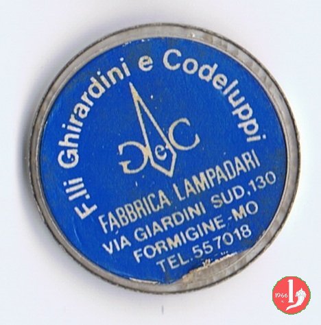 Formigine - F.lli Ghirardini e Codeluppi lampadari 1970-1980