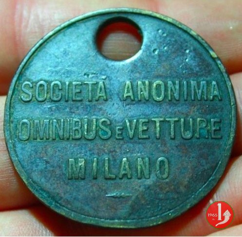 Milano - Società Anonima Omnibus e Vetture 1861