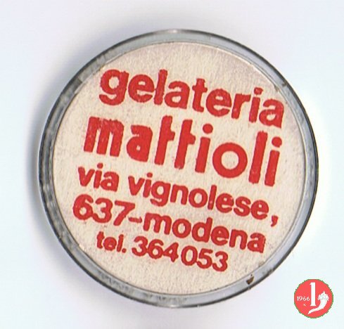 Modena - Gelateria Mattioli 1970-1980