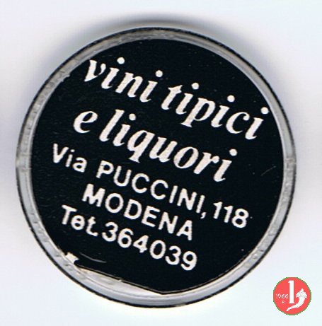 Modena - Vini tipici e Liquori 1970-1980