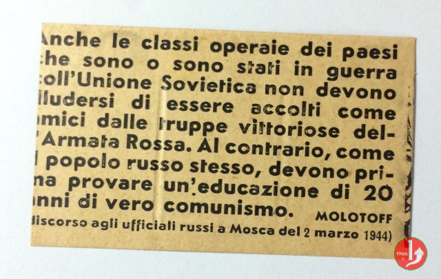 Noi per Voi - Voi per Noi 1943-1945