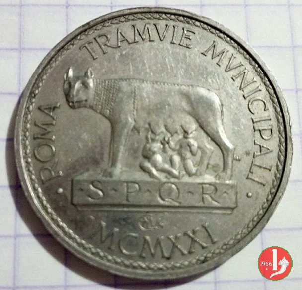 Roma - Tramvie Municipali 1921