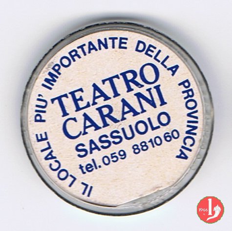 Sassuolo - Teatro Carani 1970-1980