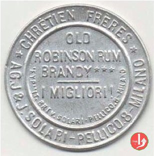 Solari Old Robinson Rum Brandy 1919-1923