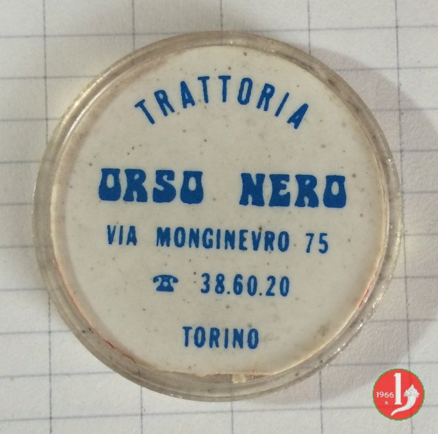 Torino - Trattoria Orso Nero 1970-1980