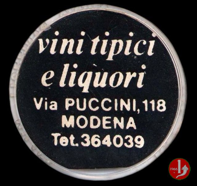 Modena - Vini tipici e Liquori 1970-1980