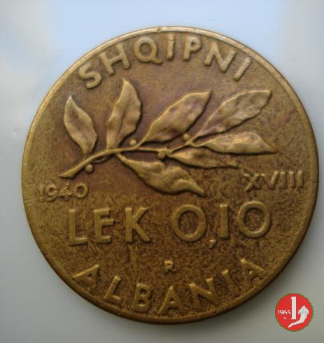 0,10 lek 1940 (Roma)