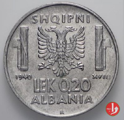 0,20 lek 1940 (Roma)