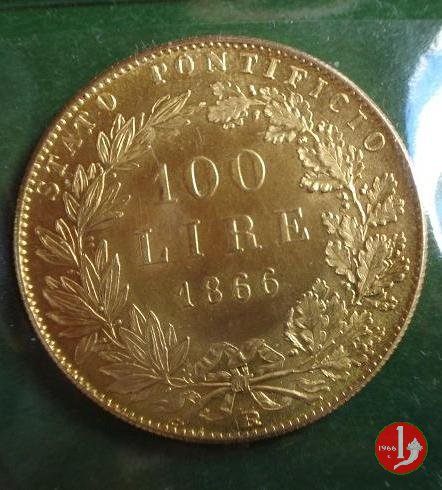 100 lire o piotta 1866 (Roma)