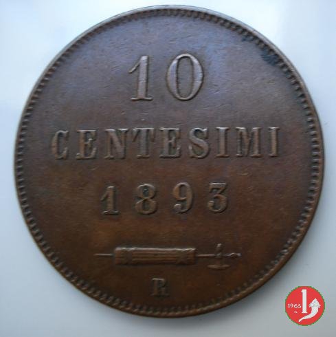 10 centesimi 1893 (Roma)