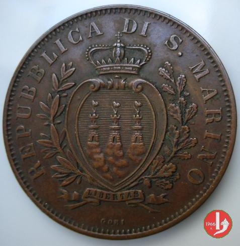 10 centesimi 1893 (Roma)