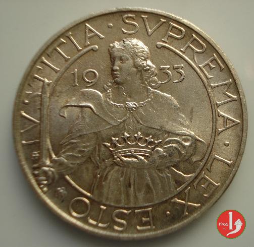 10 lire 1933 (Roma)