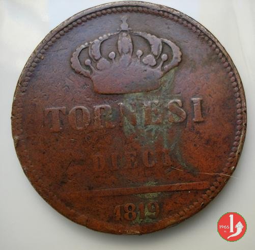 10 tornesi 1819 (Napoli)