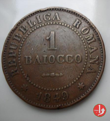 1 Baiocco 1849 (Roma)