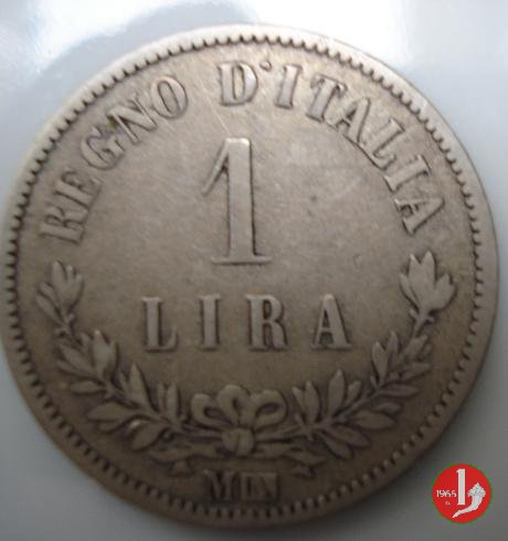 1 lira valore 1863 (Milano)