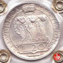 20 lire 1933 (Roma)