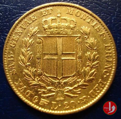 20 lire o Marengo 1834 (Genova)