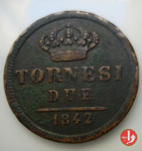 2 Tornesi 1842 (Napoli)