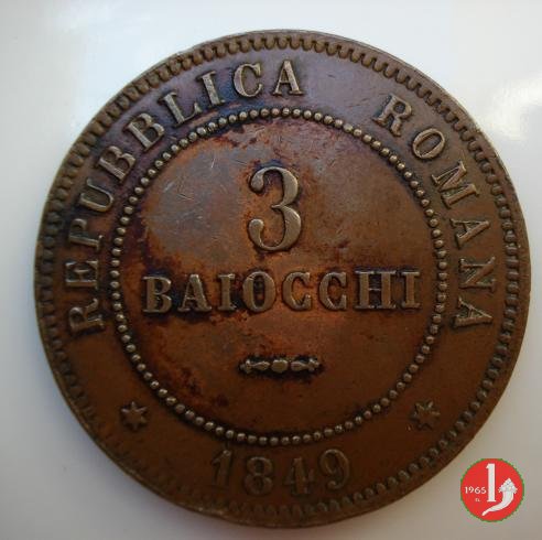 3 Baiocchi 1849 (Roma)