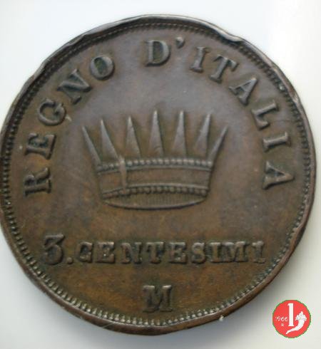 3 centesimi 1812 (Milano)