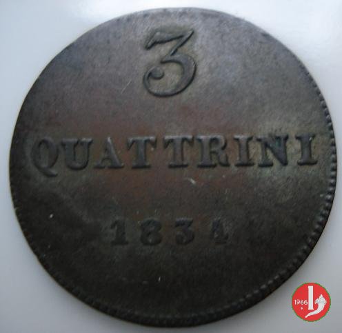 3 quattrini 1834 (Firenze)