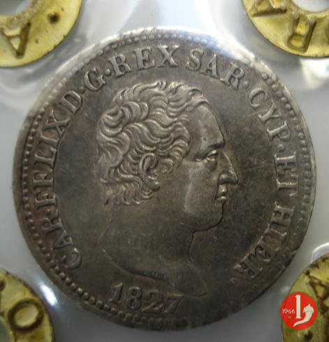 50 centesimi 1827 (Genova)