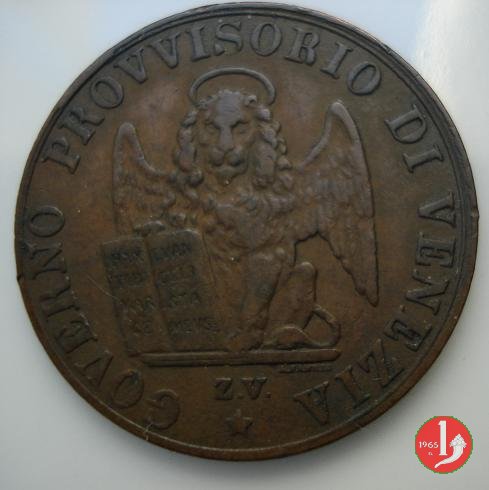 5 centesimi di lira corrente 1849 (Venezia)