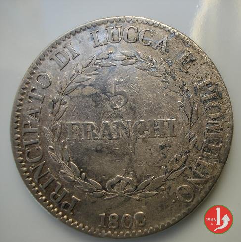 5 franchi 1808 (Firenze)