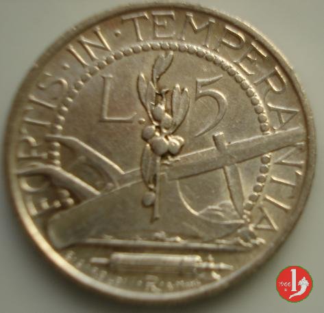 5 lire 1933 (Roma)